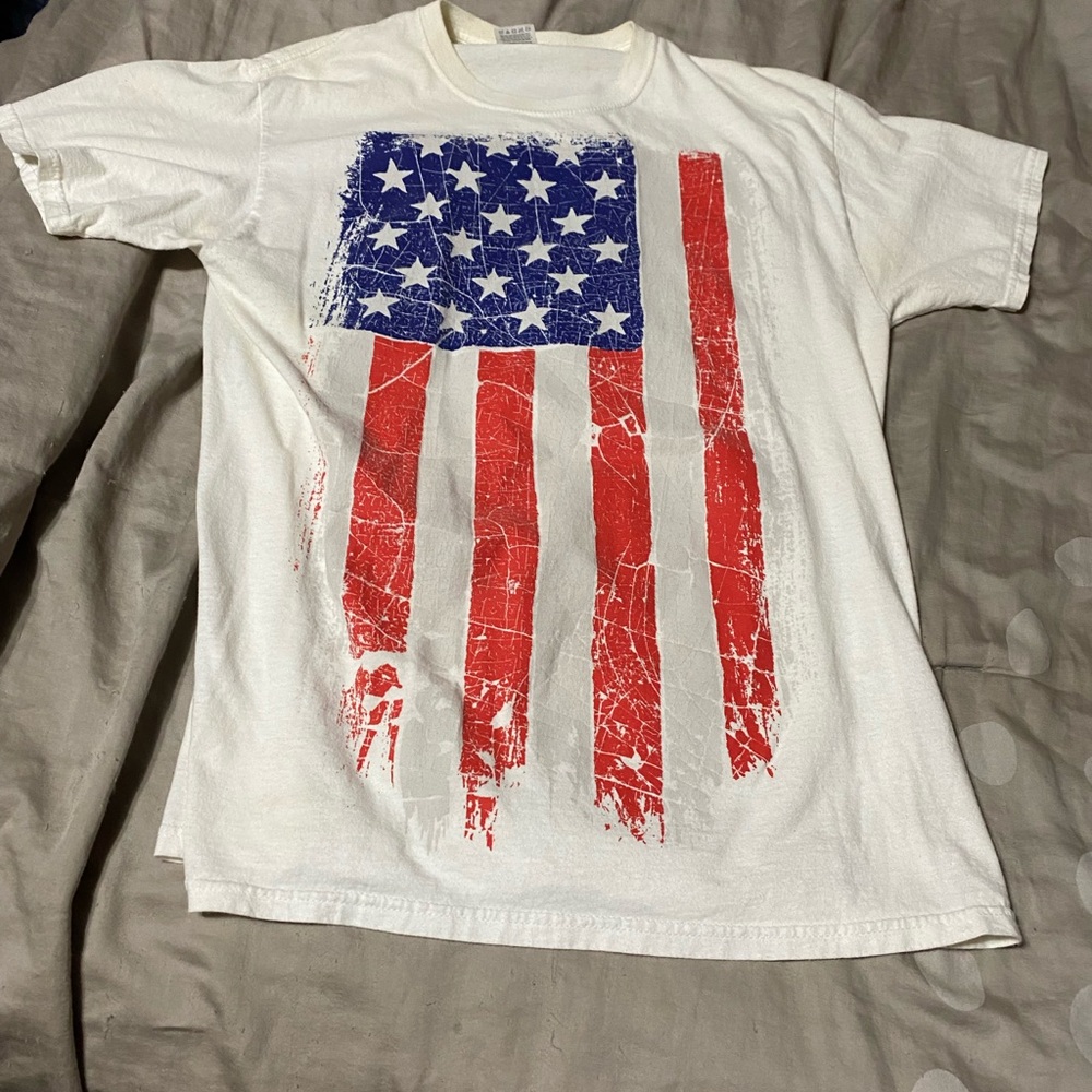 Fruit of the Loom Patriotic Stars and Stripes Tee
